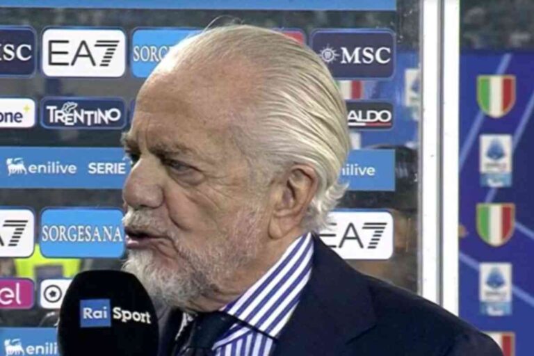 De Laurentiis ai microfoni della Rai