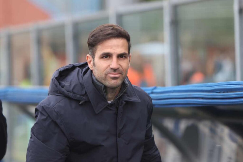 Fabregas in panchina