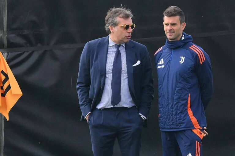 Giuntoli E Motta che parlano