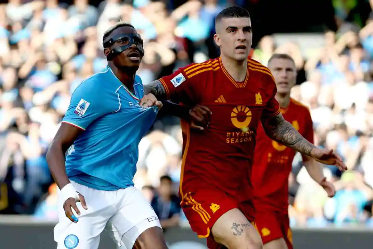 Osimhen con il Napoli