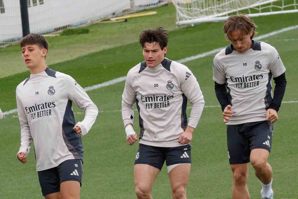 Allenamento del Real Madrid