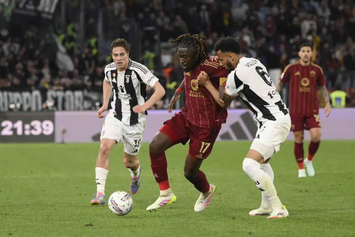 Kelly durante Juventus-Roma