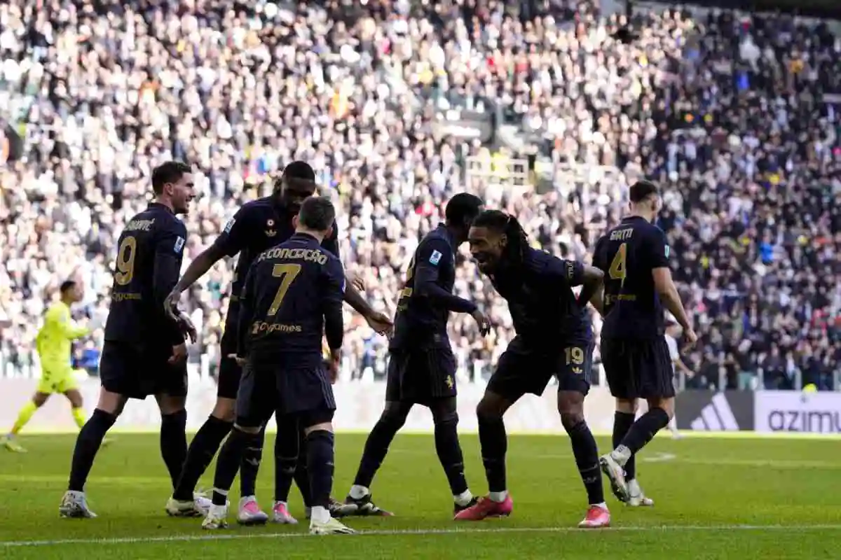 La Juventus in campo
