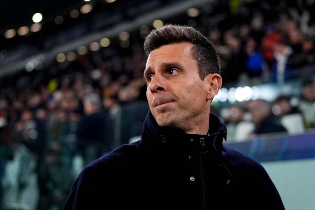 Thiago Motta in panchina alla Juve in occasione della sfida in Champions League contro il Benfica