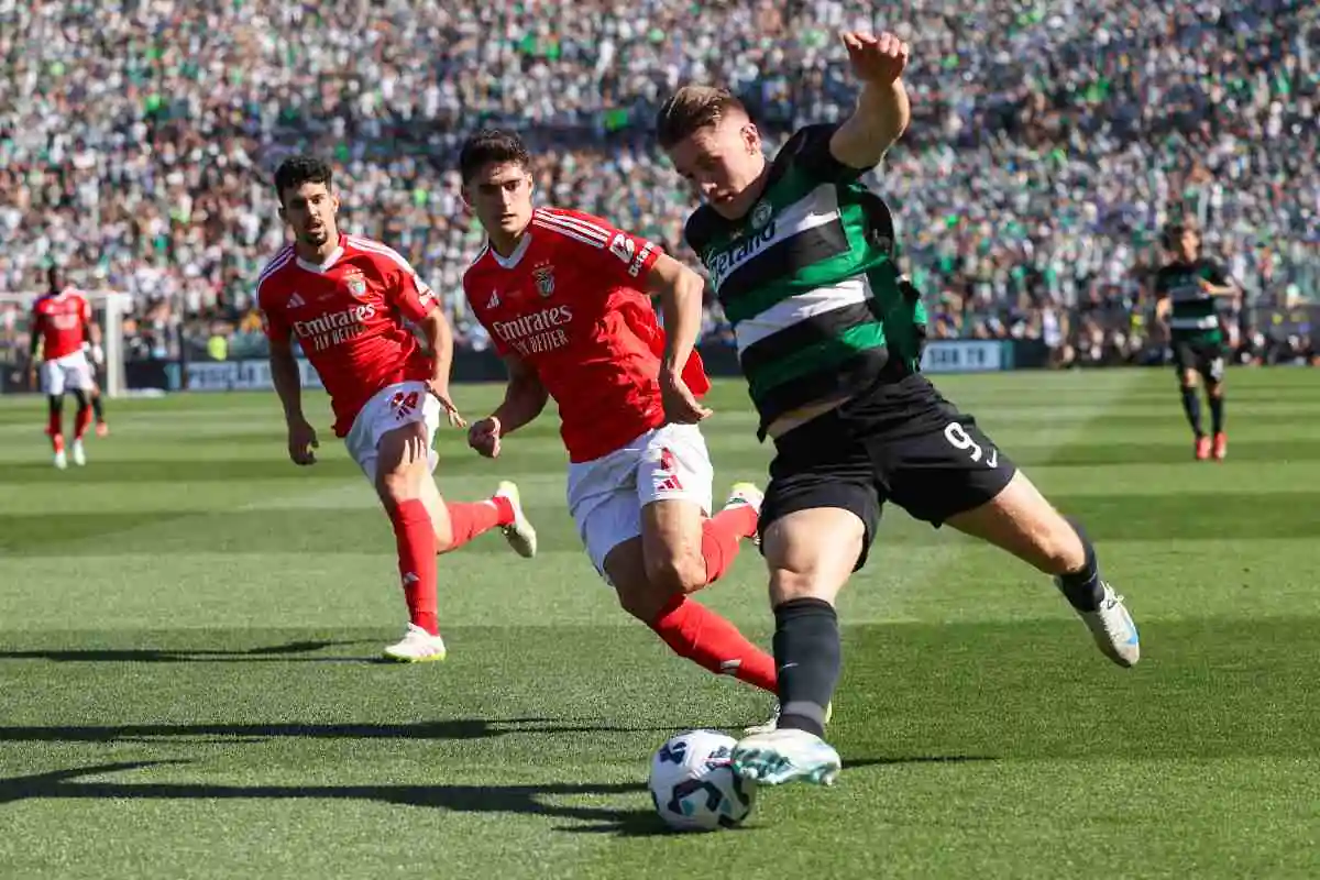 Viktor Gyokeres in azione