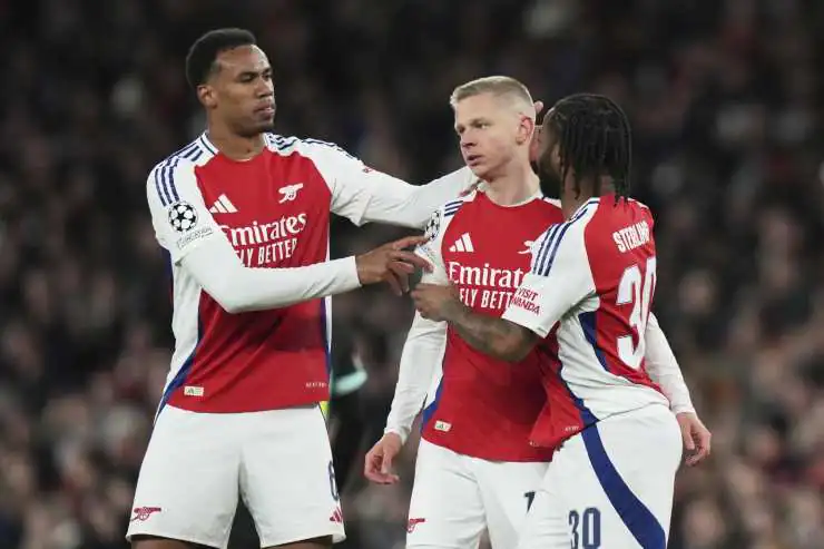 Zinchenko in maglia Arsenal