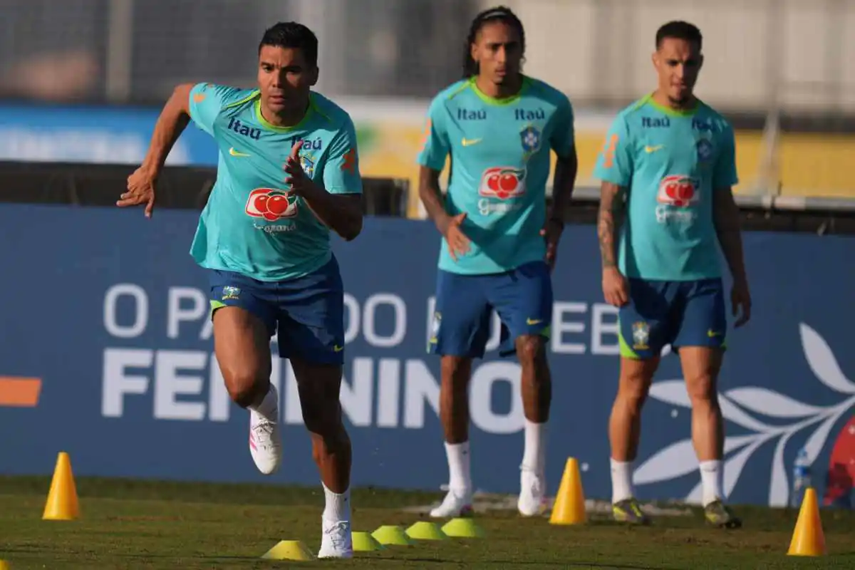 Brasile in allenamento