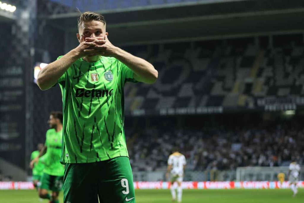 Gyokeres con lo Sporting