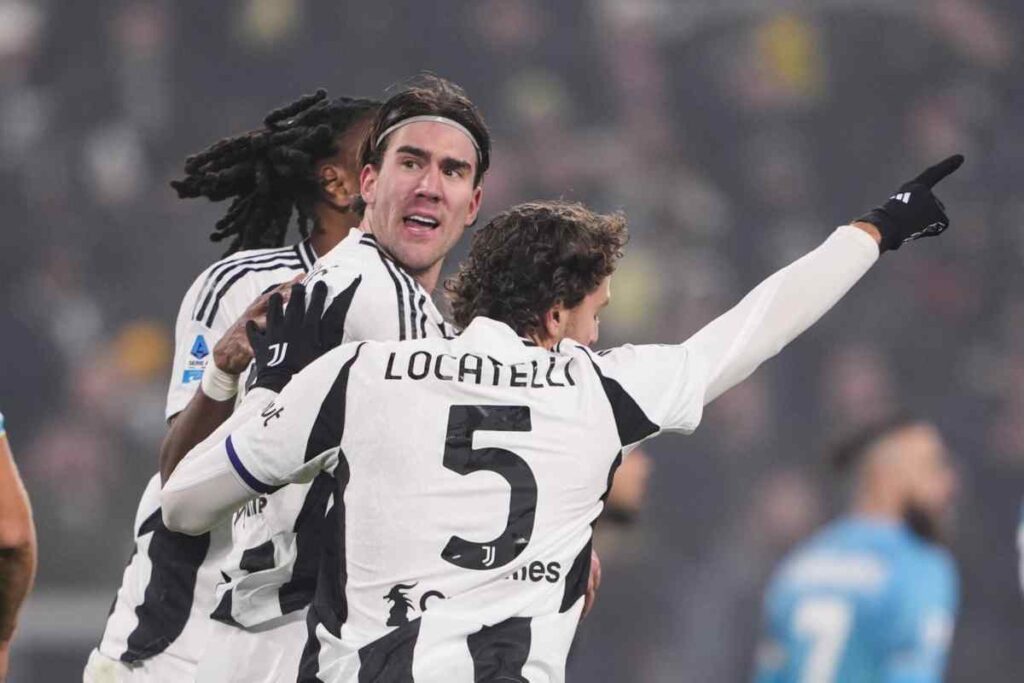 Vlahovic e i compagni della Juve