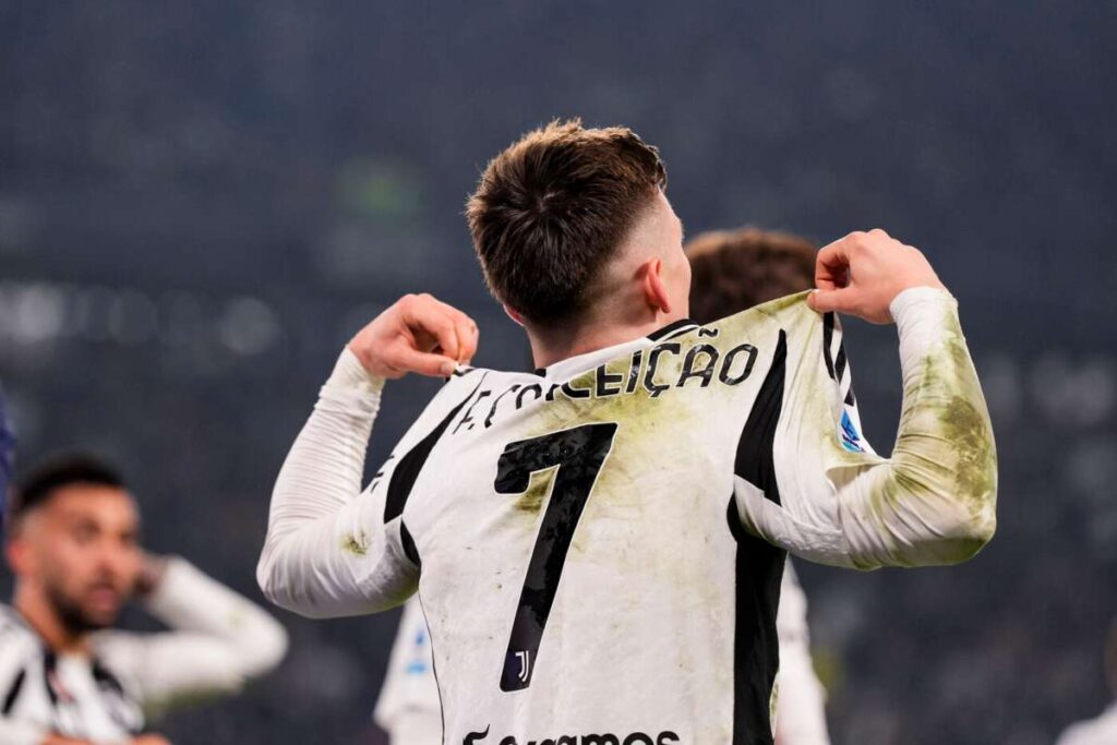 Conceicao con la maglia della Juventus