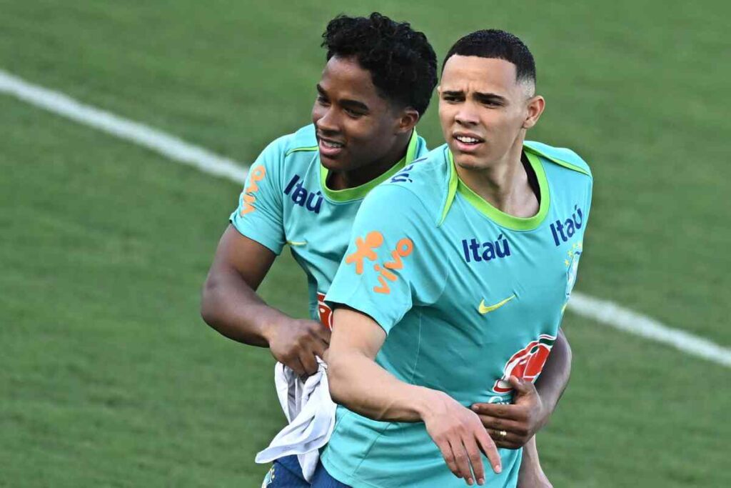 Vanderson durante un allenamento