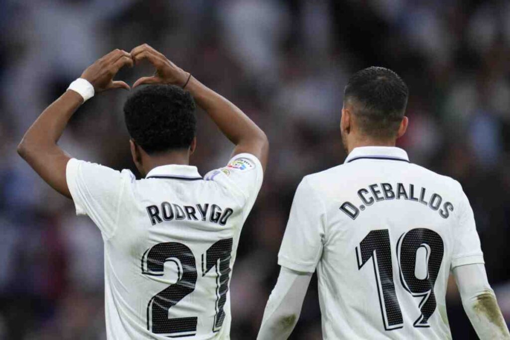 Rodrygo e Ceballos