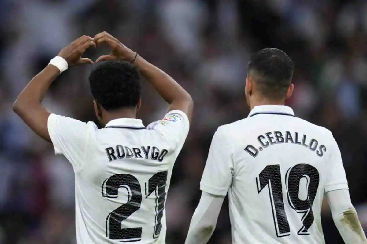 Rodrygo e Ceballos
