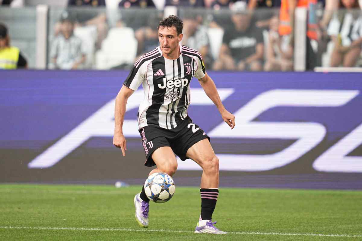 Andrea Cambiaso nell'amichevole contro la Next Gen