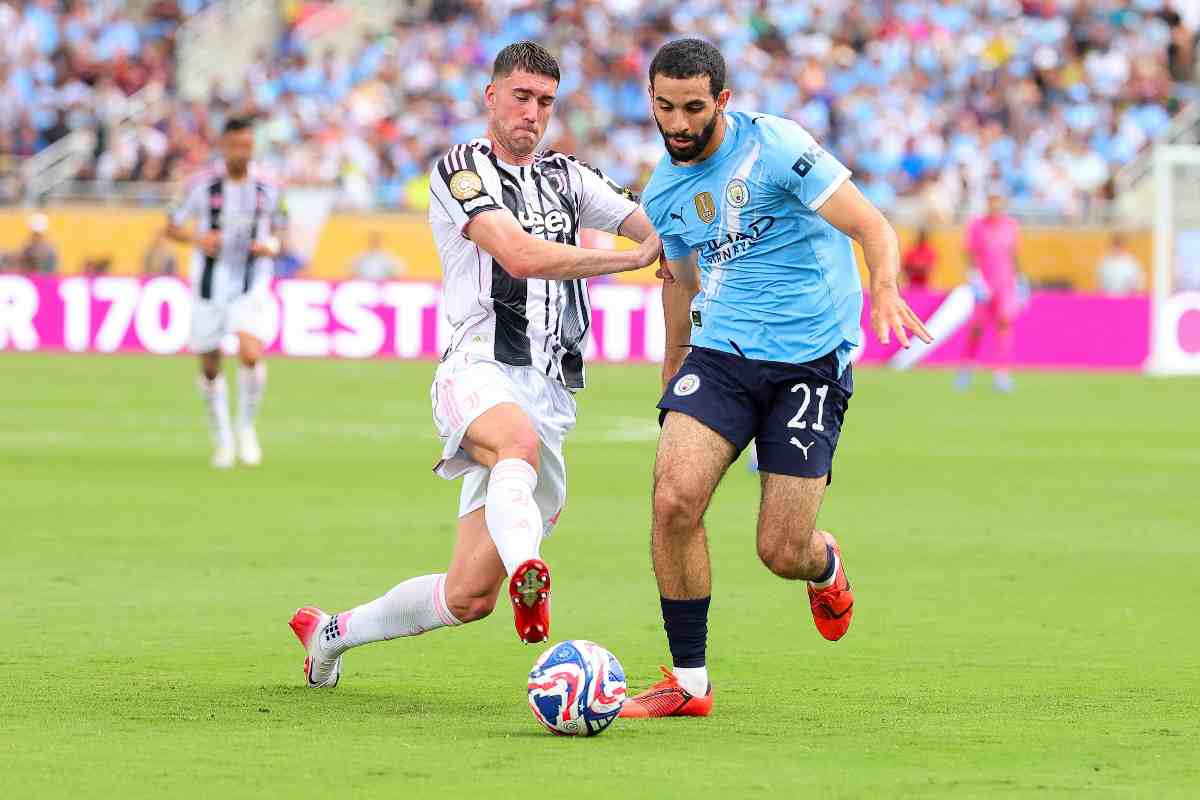 Dusan Vlahovic in azione