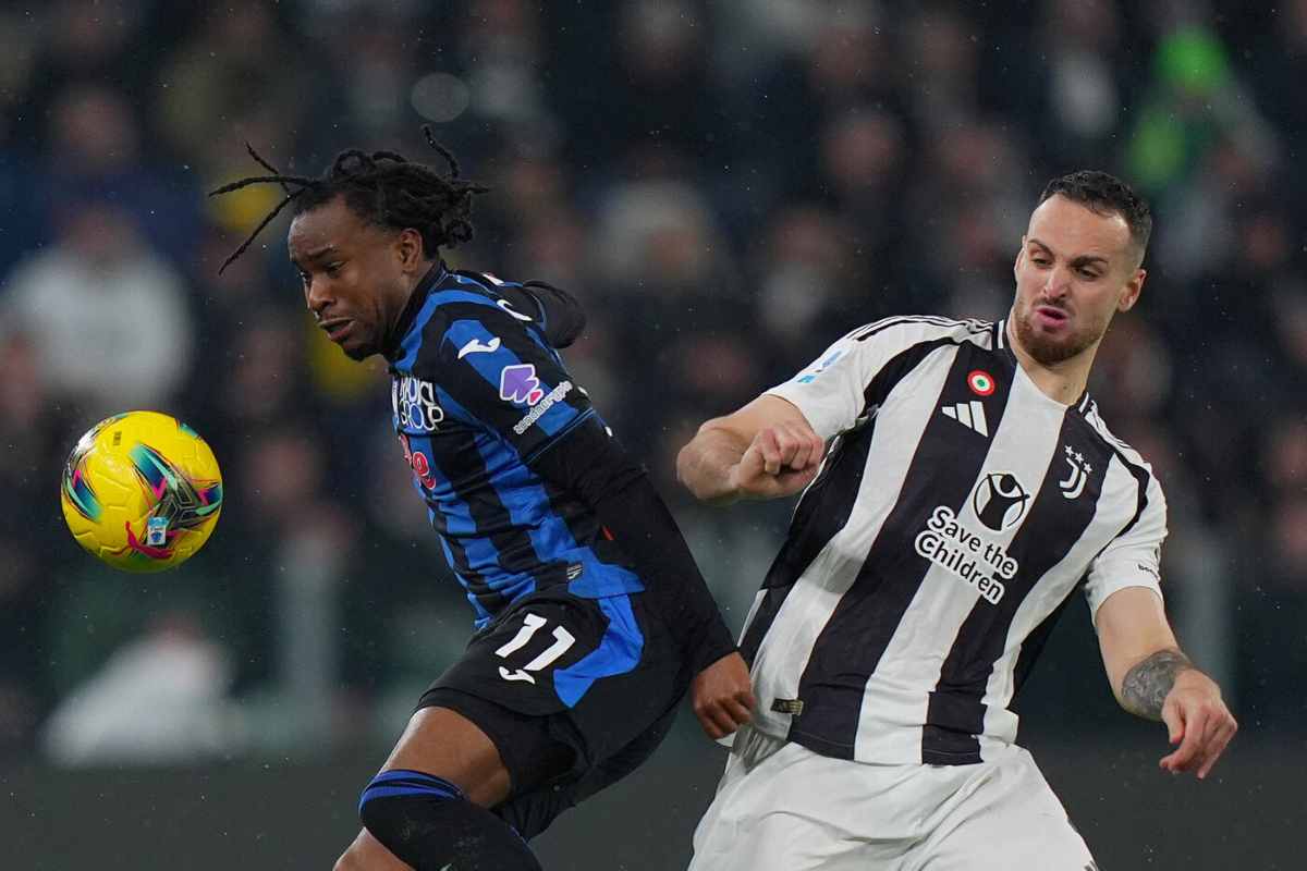 Federico Gatti in campo contro l'Inter