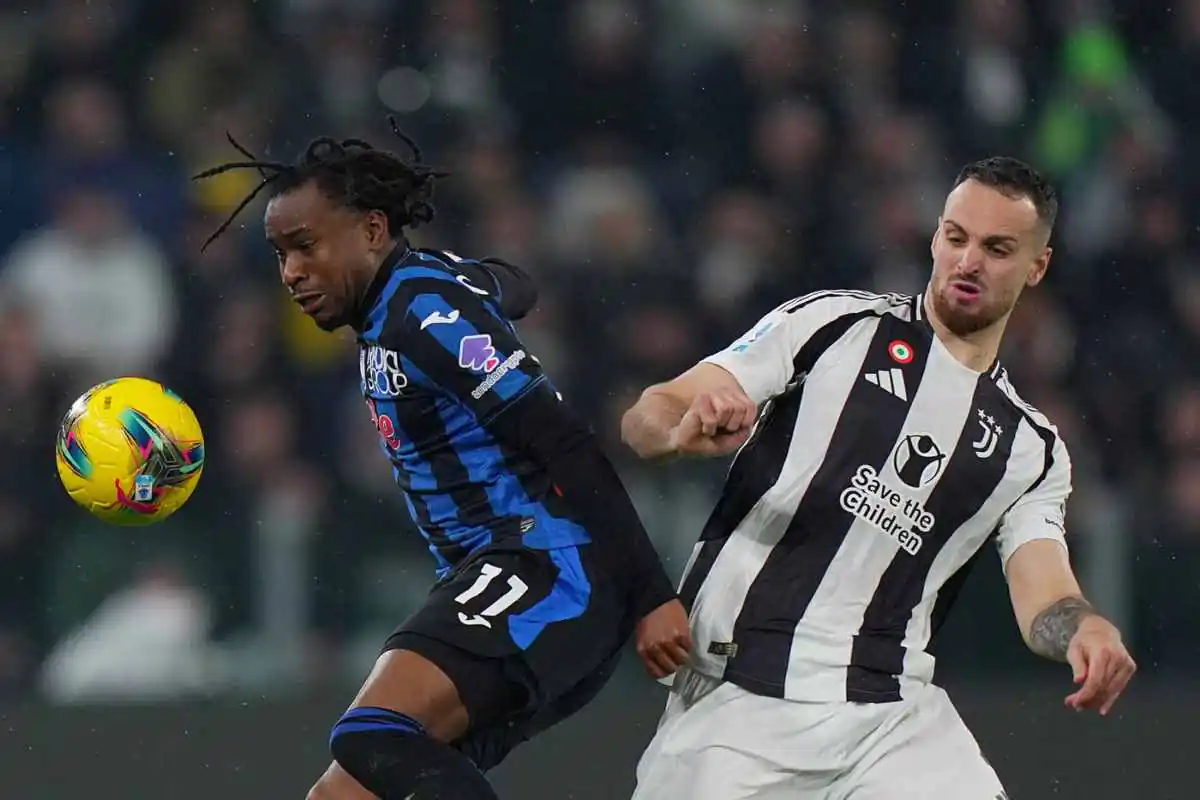 Federico Gatti in campo contro l'Inter