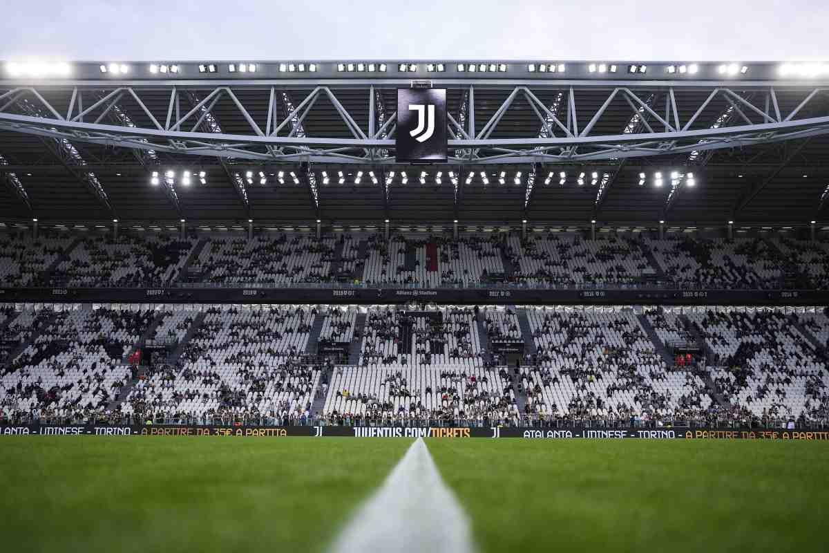 Allianz Stadium e logo Juventus