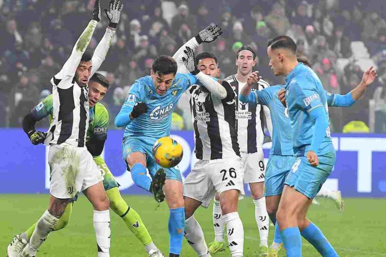 Giocatori Juve in campo