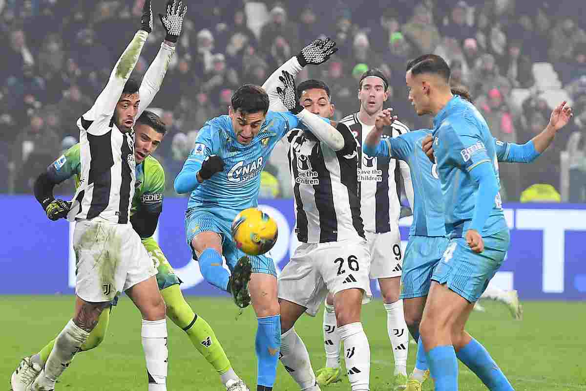 Giocatori Juve in campo
