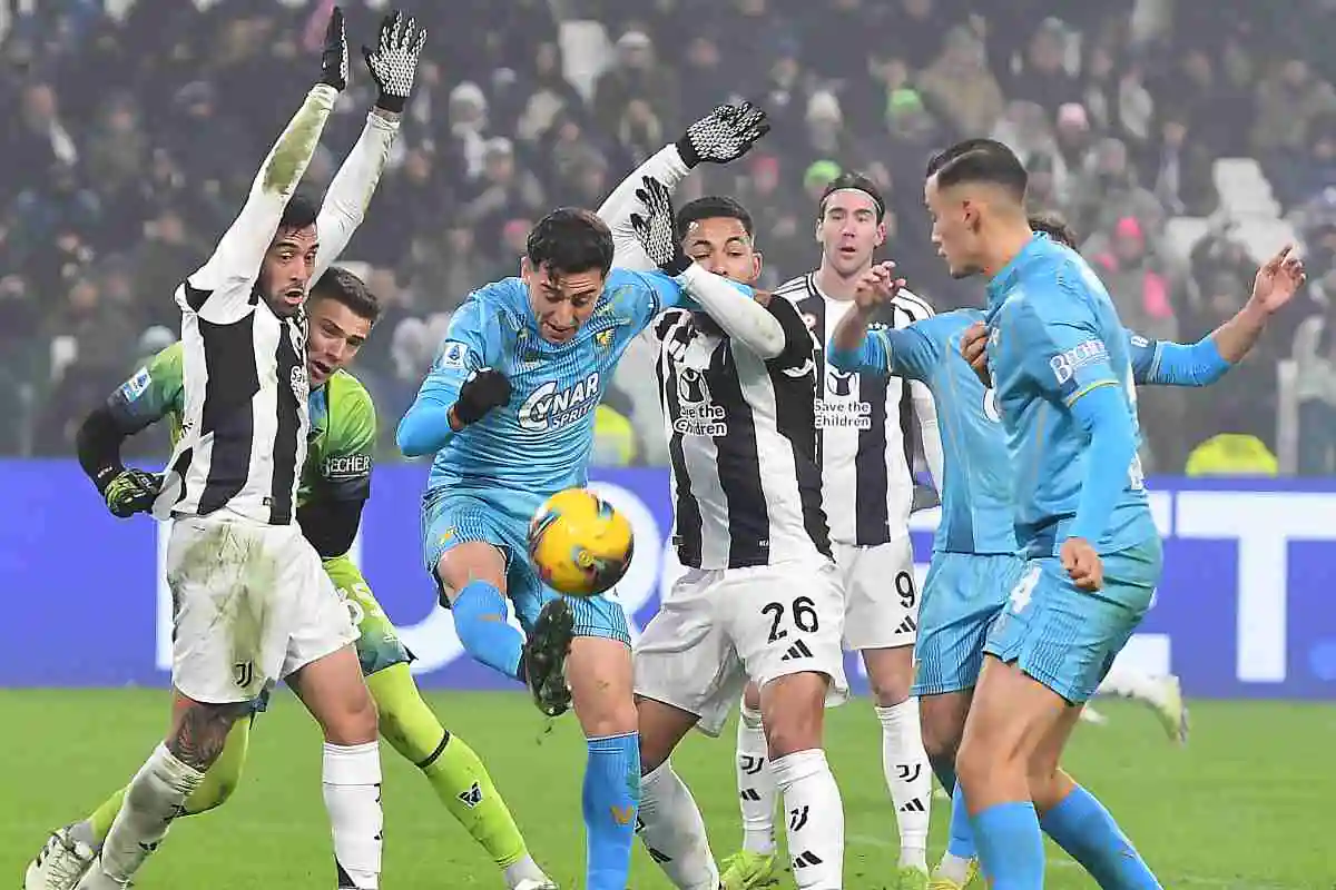 Giocatori Juventus in campo