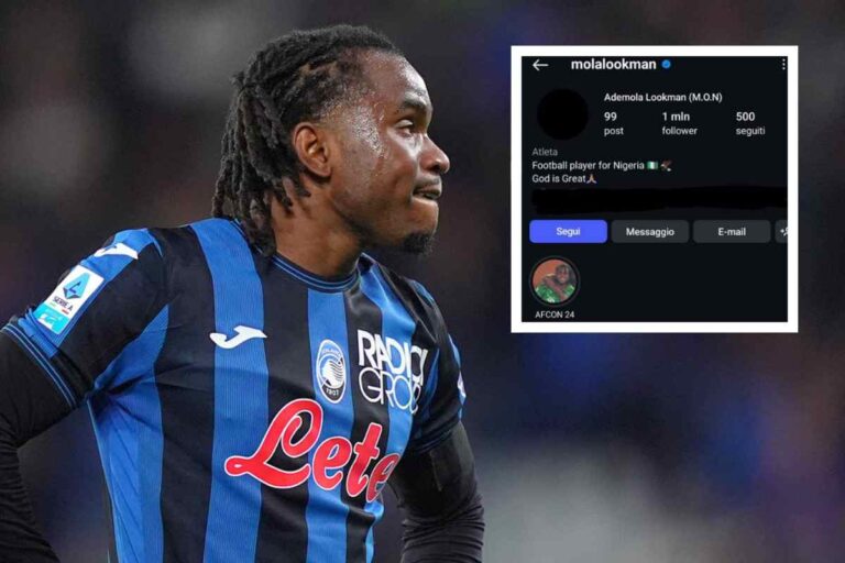 L'annuncio social di Ademola Lookman, è finita davvero con l'Inter