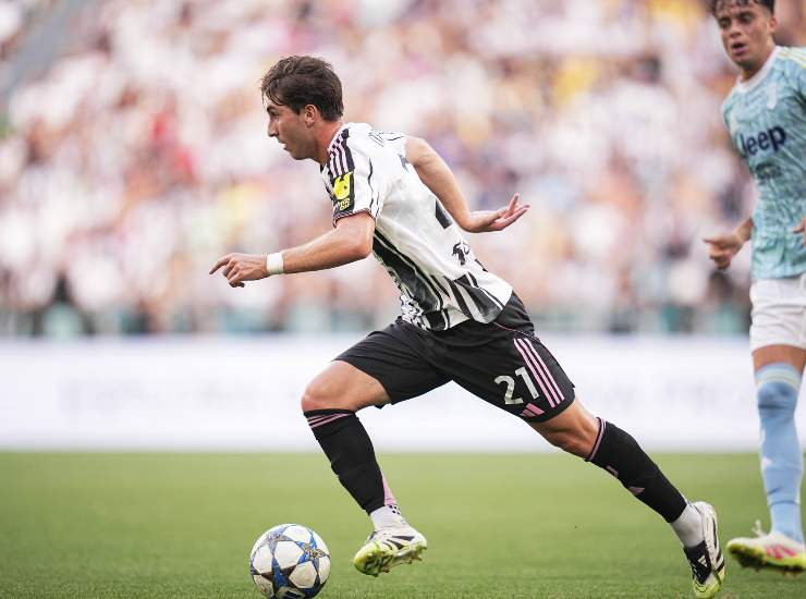 Miretti durante una partita