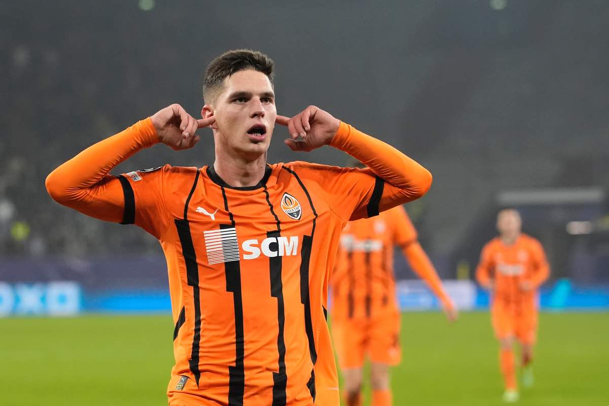 Sudakov con la maglia dello Shakhtar