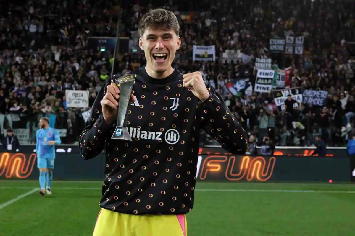 Nicolò Savona in campo contro l'Udinese