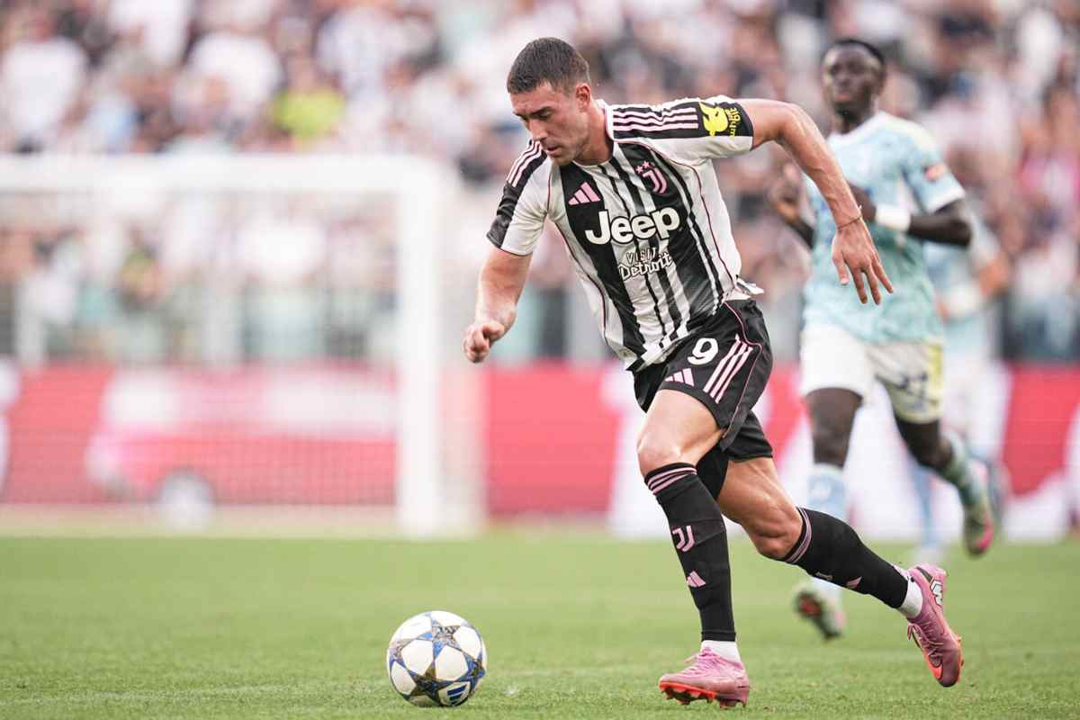 Vlahovic in campo nell'amichevole contro la Next Gen