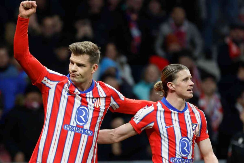 Atletico Madrid in campo