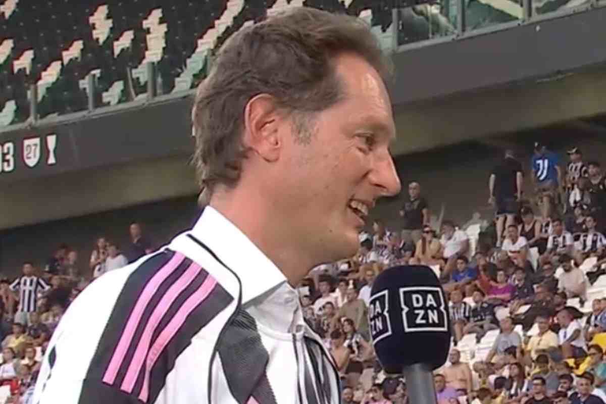 Elkann ai microfoni di DAZN