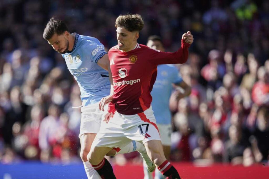 Garnacho contro il City