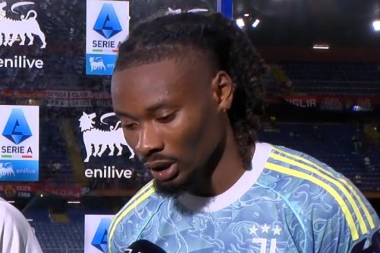 Genoa-Juve 0-1: parlano Thuram e Vlahovic