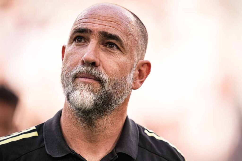 Tudor immortalato mentre osserva