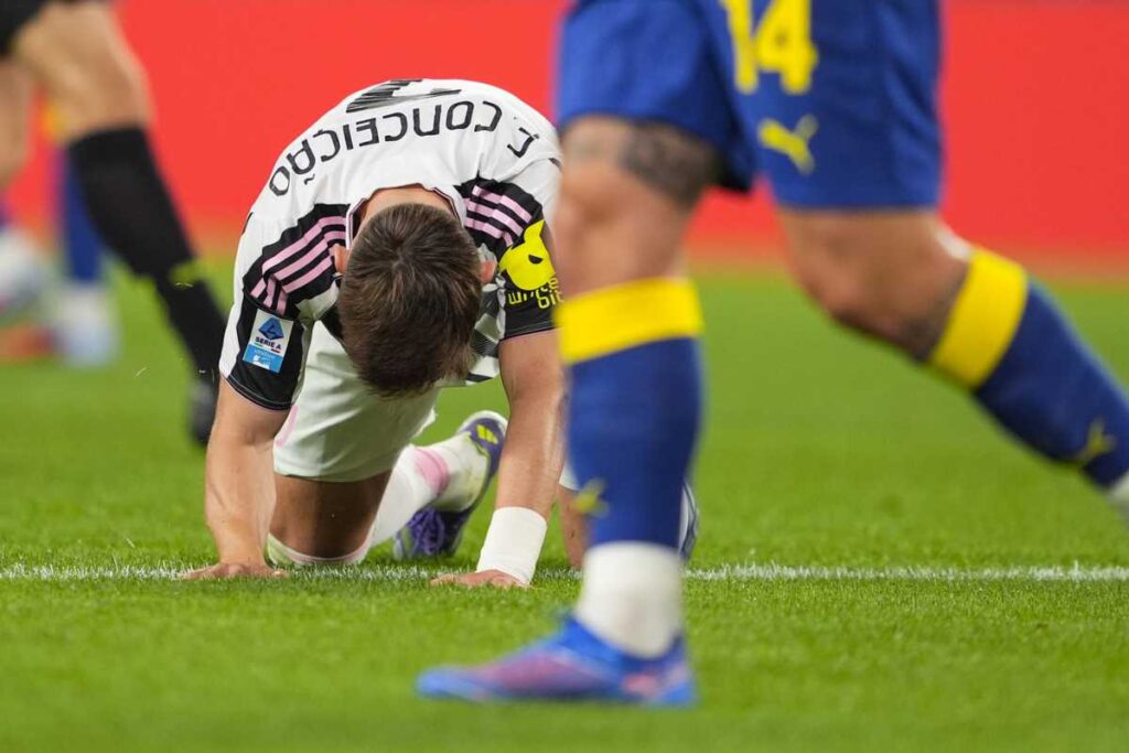 Conceicao in campo con la Juventus