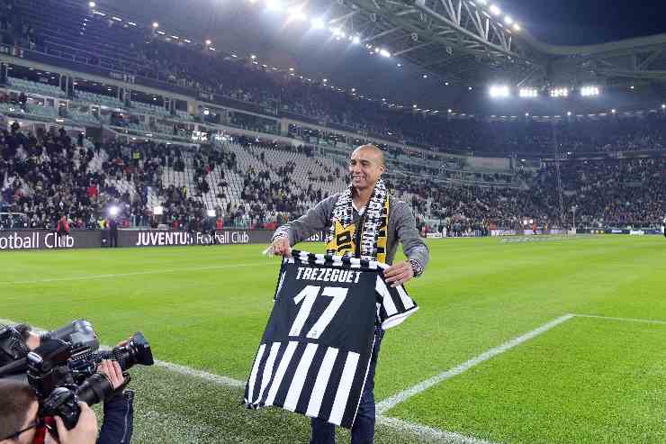 David Trezeguet con la maglia della Juve
