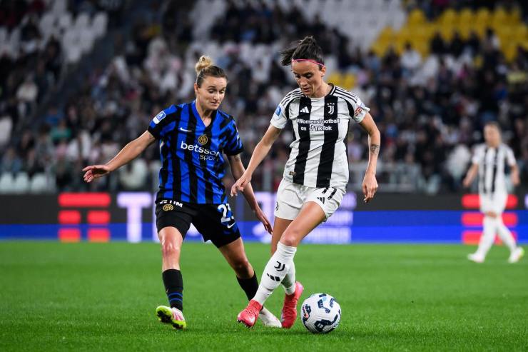 La Juventus Women all'Allianz Stadium contro l'Inter all'ultima di Serie A Women