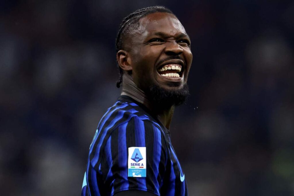 Marcus Thuram ride in campo