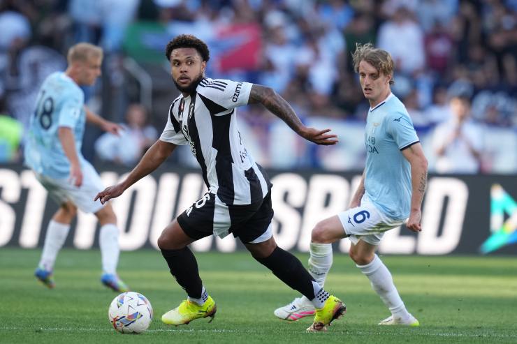 McKennie in campo con la Juventus