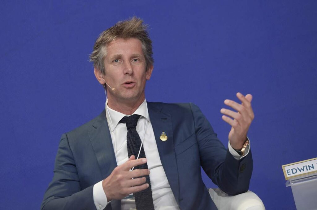 Van der Sar che parla