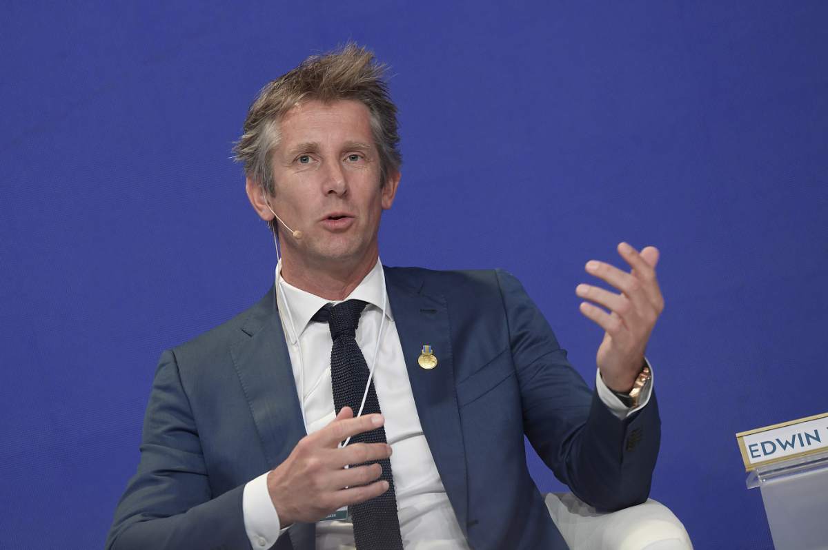 Van der Sar che parla