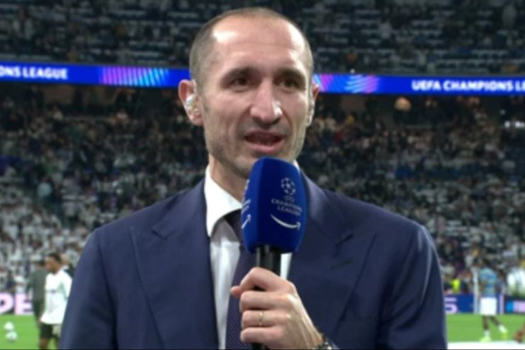 Giorgio Chiellini parla prima di Real Madrid Juventus
