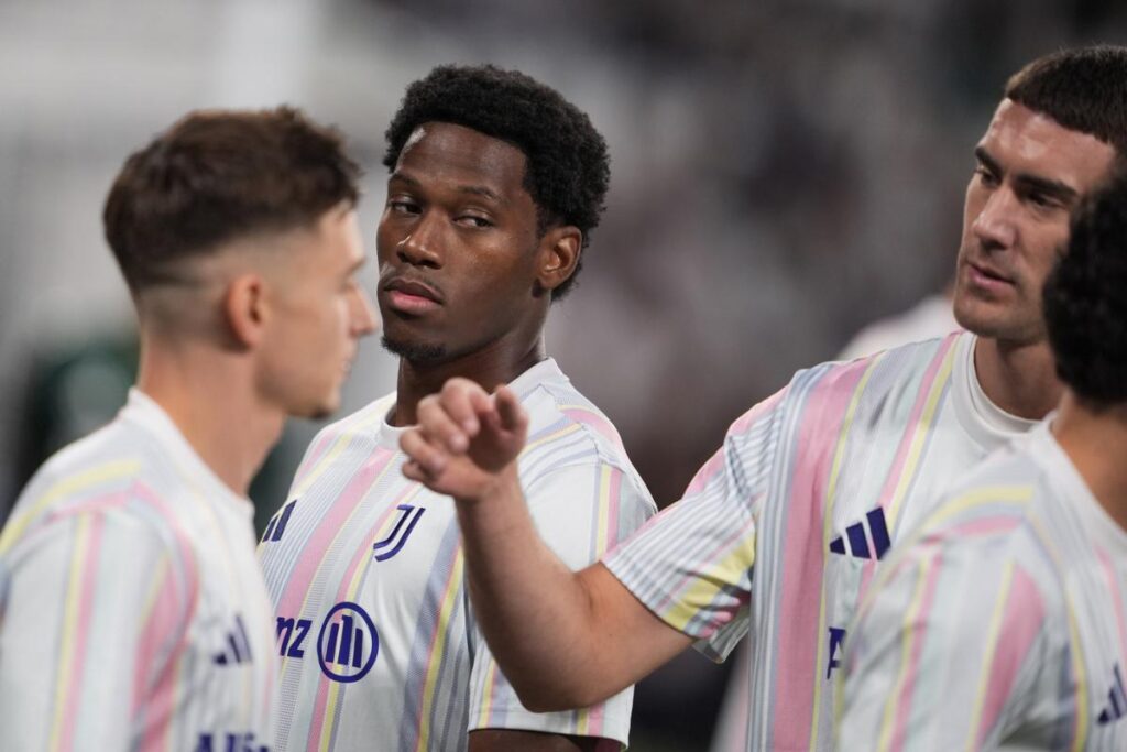 David con Vlahovic Conceicao