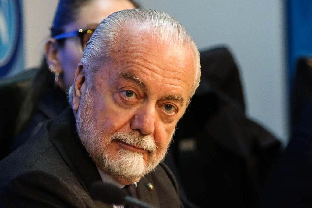 De Laurentiis in conferenza stampa parla di Spalletti