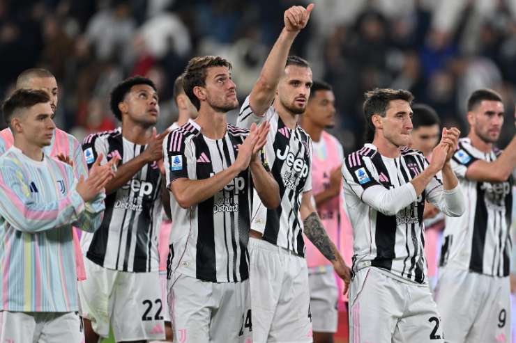 La Juventus festeggia