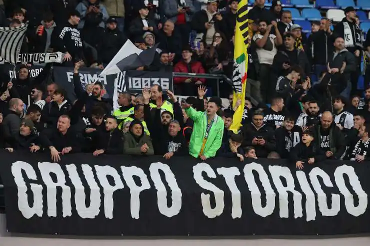 I tifosi della Juve sugli spalti