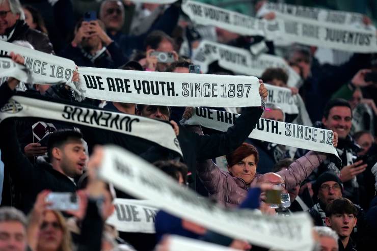Tifosi Juve allo stadio