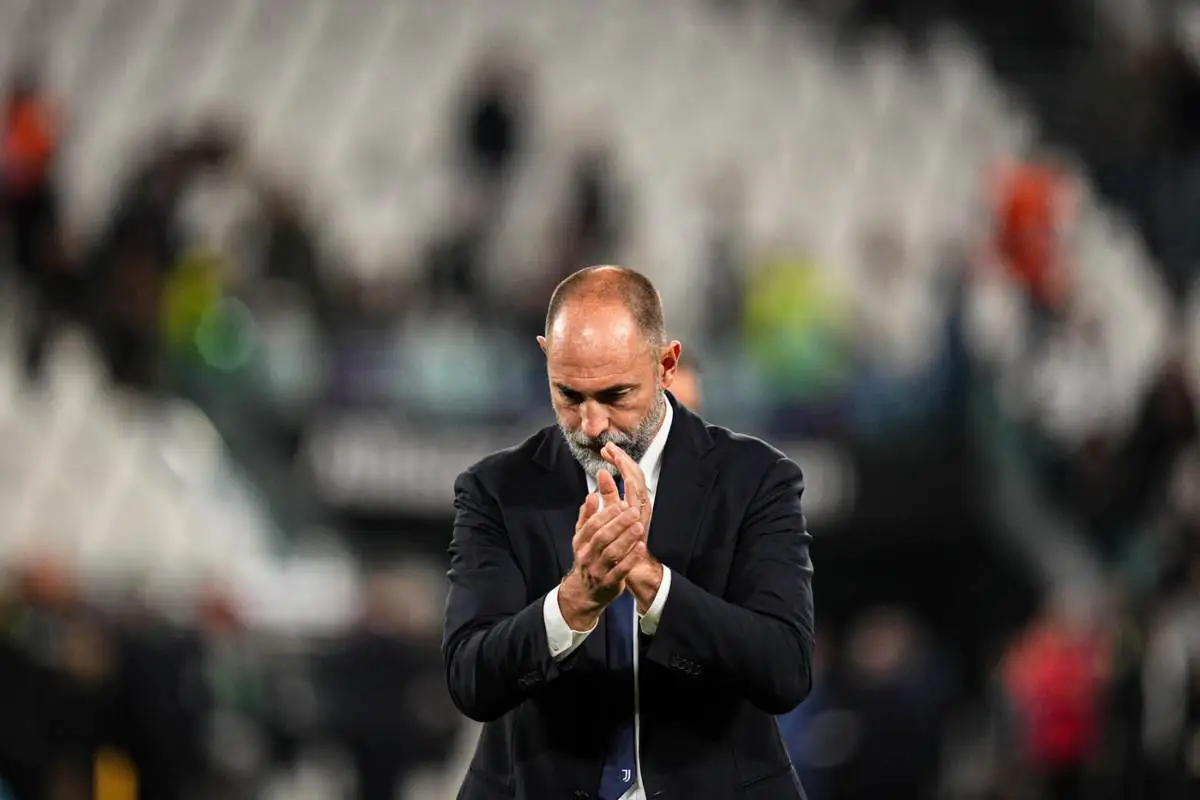Igor Tudor sulla panchina della Juventus