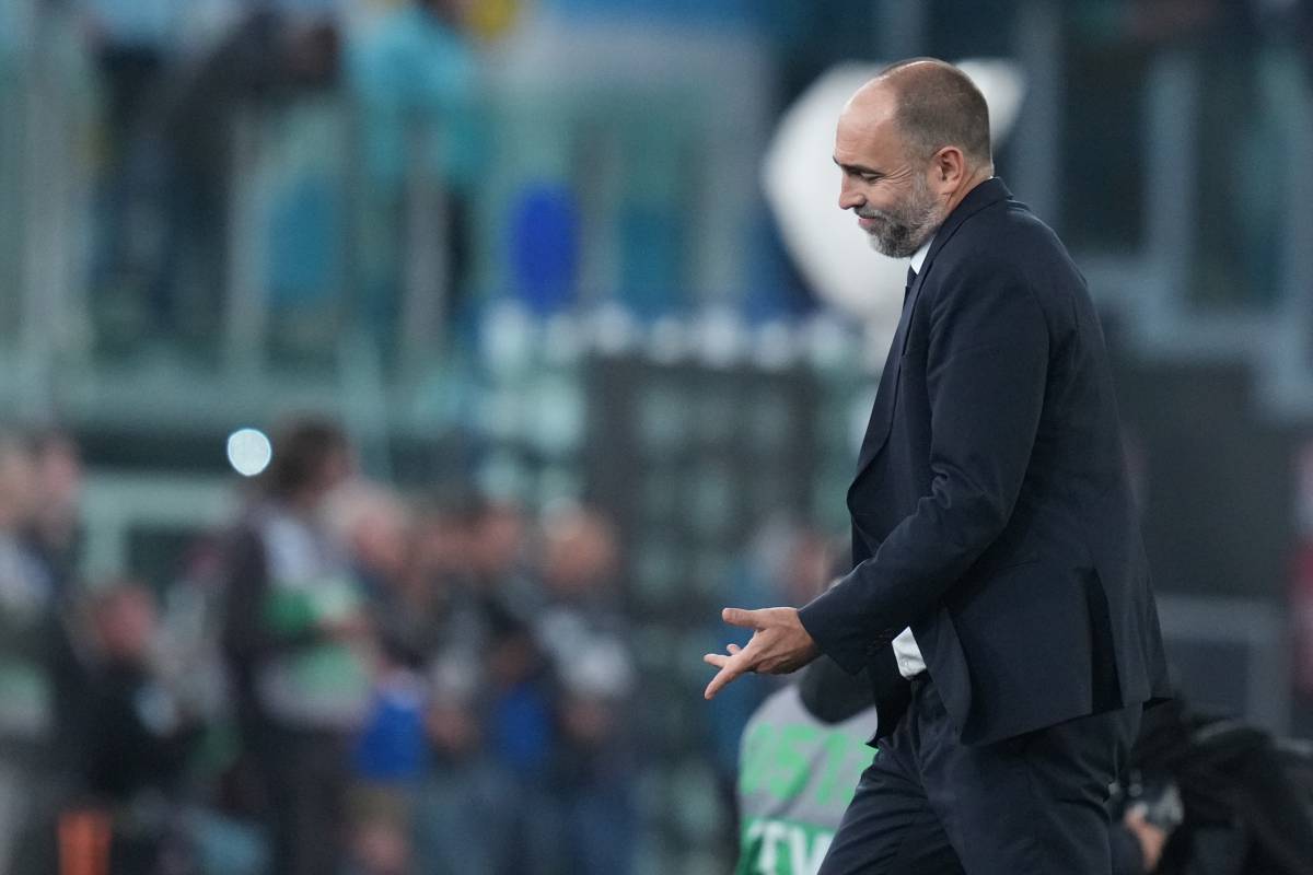 Igor Tudor allo Stadio Olimpico nella partita contro la Lazio.